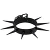 Punk Wild Super Long Super Pointed Black Nail Rivet Rock Gothic Collar PU Leather Stud Collar Necklace Hip Hop Jewelry
