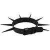 Punk Wild Super Long Super Pointed Black Nail Rivet Rock Gothic Collar PU Leather Stud Collar Necklace Hip Hop Jewelry
