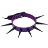 Punk Wild Super Long Super Pointed Black Nail Rivet Rock Gothic Collar PU Leather Stud Collar Necklace Hip Hop Jewelry