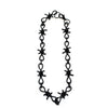 Punk Women Men Thorns Chain Necklace Black Unisex Hip Hop Choker Necklace Accessry Streetwear