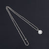 Punk chain on neck female cute jewelry smiley face pendant gothic collar chain aesthetic girl stainless steel jewelry