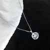 Punk chain on neck female cute jewelry smiley face pendant gothic collar chain aesthetic girl stainless steel jewelry