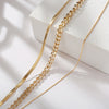Punk layered necklace indie aesthetic Jewelry Neck chains cosplay sexy Gift female Cool accesories for girls necklaces