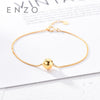 Pure 18K Gold Bracelet For Women Miss Girls Gift Female Fine Jewelry Genuine Real Solid Chain Upscale Hot Sale New Party Trendy