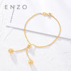 Pure 18K Gold Bracelet For Women Miss Girls Gift Female Fine Jewelry Genuine Real Solid Chain Upscale Hot Sale New Party Trendy