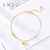 Pure 18K Gold Bracelet For Women Miss Girls Gift Female Fine Jewelry Genuine Real Solid Chain Upscale Hot Sale New Party Trendy