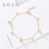 Pure 18K Gold Bracelet For Women Miss Girls Gift Female Fine Jewelry Genuine Real Solid Chain Upscale Hot Sale New Party Trendy