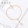 Pure 18K Gold Bracelet For Women Miss Girls Gift Female Fine Jewelry Genuine Real Solid Chain Upscale Hot Sale New Party Trendy