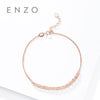 Pure 18K Rose Gold Bracelet For Women Miss Girls Gift Female Fine Jewelry Genuine Real Solid Chain Upscale New Party Trendy
