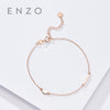 Pure 18K Rose Gold Bracelet For Women Miss Girls Gift Female Fine Jewelry Genuine Real Solid Chain Upscale New Party Trendy