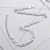 Pure 925 Silver Necklaces For Men 4mm 16-30inch Long Chain Figaro Necklace Collier Femme Wedding Bridal Jewelry Accessories