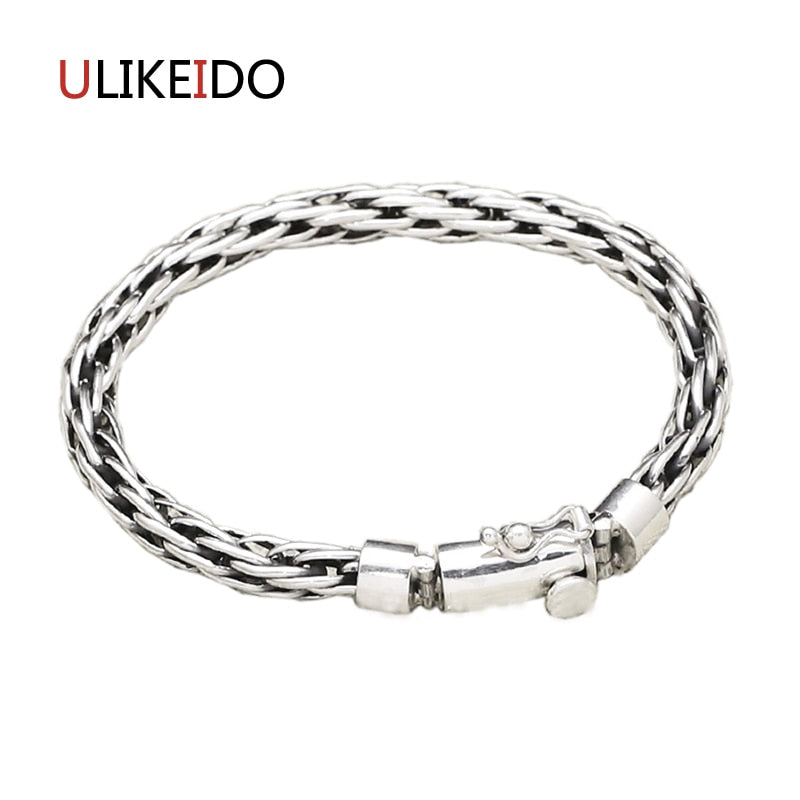 Pure 925 Sterling Silver Bracelets Fashion Hollow Out Classic Hand Chain For Men And Women Jewelry Charm Bracelet 328