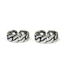 Pure 925 Sterling Silver Earrings Fashion Punk Thai Silver Jewelry Clip Earring For Men Women Christmas Gift 1165