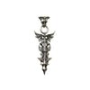 Pure 925 Sterling Silver Jewelry Charms Punk Pendants for Men And Women Thai Silver Necklace Chain Fine Gift 1283