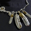 Pure 925 Sterling Silver Jewelry Fashion Charms Necklace Takahashi Goros Pendant Eagle Feather Chain New Popular Gift P1022