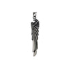 Pure 925 Sterling Silver Jewelry Wing Charms Punk Pendants for Men And Women Thai Silver Necklace Chain Fine Gift 1339