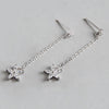 Pure 925 Sterling Silver Woman Earrings Exquisite Flower High Quality Fashion Classic Jewelry