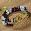 Pure Hand-string Garnet Beads Cloisonne Hand-Hai Lanbao Bracelet Wholesale Factory Wholesale