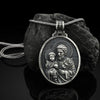 Pure Tin Religion Christian Joseph Hug Jesus Retro Style Saint Joseph Pendant Necklace Catholic Pendants Necklace For Women Men