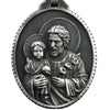 Pure Tin Religion Christian Joseph Hug Jesus Retro Style Saint Joseph Pendant Necklace Catholic Pendants Necklace For Women Men