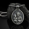 Pure Tin Religion Christian Joseph Hug Jesus Retro Style Saint Joseph Pendant Necklace Catholic Pendants Necklace For Women Men