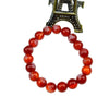 Pure natural Brazilian red agate with lotus Buddha word bracelet men women Strand Bracelets Round Bead Ornaments Classic Jewelr