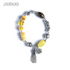 Pure natural amber bracelet full of yellow old wax bead beads multi-turn DIY hand string female models