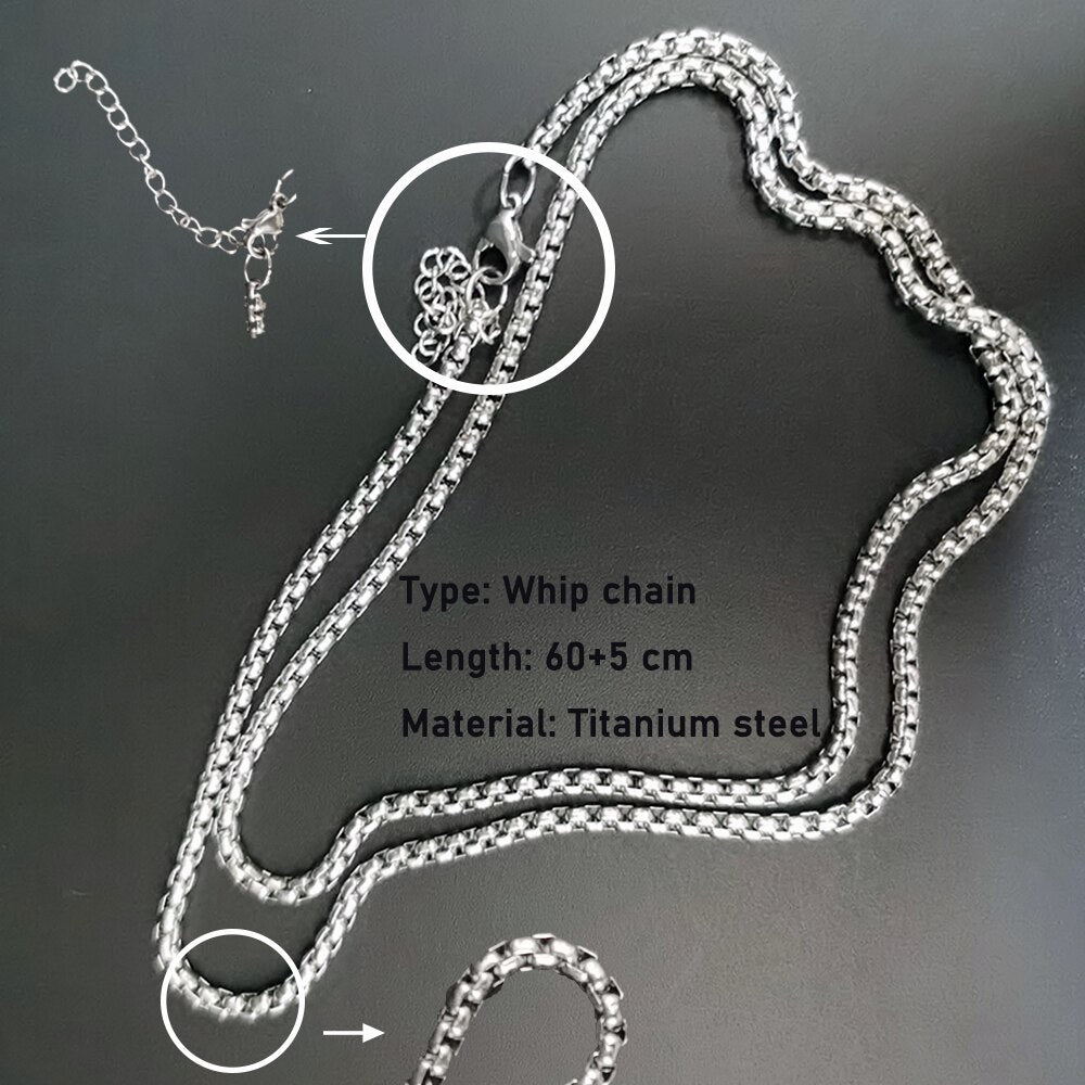 Pure tin Jewelry on the neck G Freemason round pendant necklace men retro vintage tag accessories man chain necklace