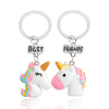 Pendant necklace Rainbow unicorn Best friend necklace set Cute Unicorn jewelry BFF jewelry Gift for friends