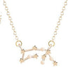 12 Constellation Zodiac Sign Necklace For Women Gold Silver Jewelry Leo Libra Aries Pendant Horoscope Astrology Necklace