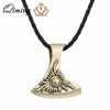 QIMING Axe Of Perun Slavic Necklace Women Jewelry Viking Axe Pendant Sekira Viking Nordic Talisman Punk Necklace Men Jewelry