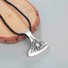 QIMING Axe Of Perun Slavic Necklace Women Jewelry Viking Axe Pendant Sekira Viking Nordic Talisman Punk Necklace Men Jewelry