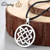 QIMING Cletic Lada Star Necklace Men Slavic Jewelry Necklace Slavic Amulet Women Necklace Amulet American Vintage Necklace