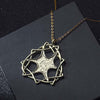 QIMING Jordan Star Pendant Necklace For Women Viking Slavic Amulet Vintage Punk Retro Necklaces Collier Men Jewelry