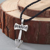 QIMING Mjolnir Vintage Statement Necklace Women Axe of Peru Thor's Hammer Mjollnir Viking Scandinavian Pendant Men Jewelry