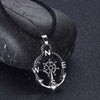 QIMING North Anchor Compass Boat Pendant Necklace For Women Men Viking Slavic Jewelry Male Necklace Choker