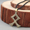 QIMING Odal Rune Pendant Amulet Nordic Viking Jewelry Men Necklace Scandinavia Norse Pagan Talisman Celtic jewelry knot