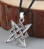 QIMING Slavic Norway Valknut Viking Svarog Square Pendant Star Rus Amulet Pendant Ancient Slavic Talisman Pendant Jewelry Pagan