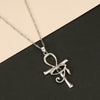 QIMING The Eye Of Horus Ankh Women Men Necklace Evil Eye Cross Gold Silver Ancient Egyptian Amulet Crucifix Necklaces Gift