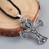 QIMING VAnkh Necklace Egyptian Cross Life pendant Ankh Necklace Women Charm Pendant Power of Life Viking jewelry