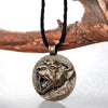 QIMING Viking Wolf Men Necklace Cat Dog Paw Bird Eagle Dragon Pendant Pagan Tibetan Amulet Odin Vintage Animal Necklace Women