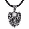 QIMING Viking Wolf Men Necklace Cat Dog Paw Bird Eagle Dragon Pendant Pagan Tibetan Amulet Odin Vintage Animal Necklace Women
