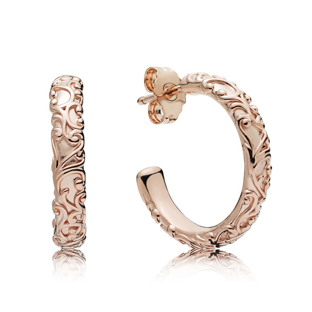 100% 925 Silver Earring Regal Beauty Earrings, Rose Fit DIY Original Jewelry Birthd Gift