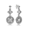 100% 925 Silver Earring Regal Beauty Earrings, Rose Fit DIY Original Jewelry Birthd Gift