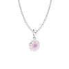 100% 925 Sterling Silver Necklaces Regal Key Necklace, Rose Fit Diy Original Women's fashion Jewelry