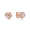 100% 925 Sterling silver Earring Oval Earrings, Clear CZ Fit DIY Original Jewelry Birthd Gift