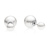100% 925 Sterling silver Earring Regal Droplets Earrings, Clear CZ Fit DIY Original Jewelry Birthd Gift