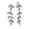 100% 925 Sterling silver Earring Regal Droplets Earrings, Clear CZ Fit DIY Original Jewelry Birthd Gift