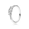 2020 NEW S925 Silver Rings Princess Wish Ring, Clear CZ Fit DIY Charm Original Female pop Jewellery