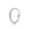 2020 NEW S925 Silver Rings Princess Wish Ring, Clear CZ Fit DIY Charm Original Female pop Jewellery